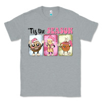 Heather Grey Christmas tis the season Classic Tee - MaliasSmallBusiness