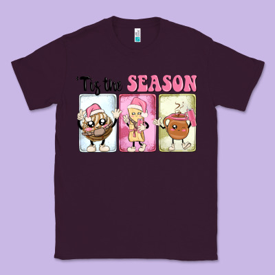 Christmas Tis The Season Classic Tee Designed By Maliassmallbusiness