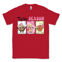 Red Christmas tis the season Classic Tee - MaliasSmallBusiness