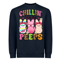 Navy chillin' with my peeps Heavyweight Sweatshirt - Artiststas