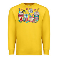 Lemon teacher coffee cups Premium Sweatshirt - OliviaCreatesArt