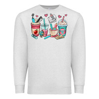 Oatmeal Heather teacher coffee cups Premium Sweatshirt - OliviaCreatesArt