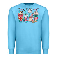 Ocean Blue teacher coffee cups Premium Sweatshirt - OliviaCreatesArt