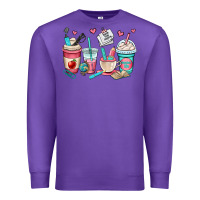 Purple teacher coffee cups Premium Sweatshirt - OliviaCreatesArt