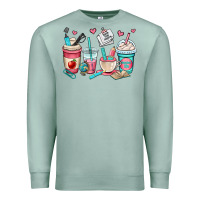 Seafoam teacher coffee cups Premium Sweatshirt - OliviaCreatesArt