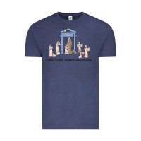 Vintage Denim a thrill of hope nativity Vintage Tee - MaliasSmallBusiness