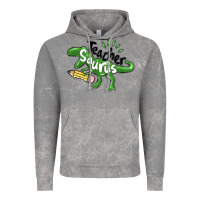 Cloud Rock teacher saurus Vintage Hoodie - MaliasSmallBusiness