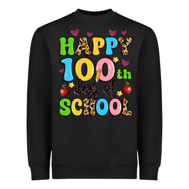 Happy 100 Th Days Of School Heavyweight Sweatshirt by Artiststas | Teevron