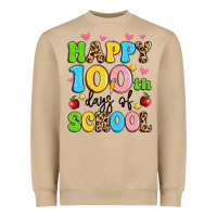 Mushroom happy 100 th days of school Heavyweight Sweatshirt - Artiststas