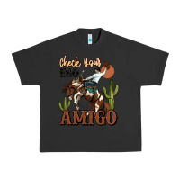 Pigment Black check your ego amigo rodeo cowboy Urban Heavy Tee - MaliasSmallBusiness