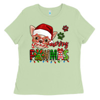 Matcha merry pawmas christmas chihuahua Ladies Tee - Jasminsmagicworld