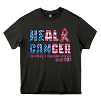 Asphalt heal cancer with cancer ribbon Heavy Core Tee - AdoDesignShop