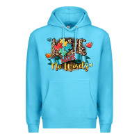 Ocean Blue Love needs no words Premium Hoodie - CowGirlArtShop