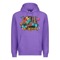Purple Love needs no words Premium Hoodie - CowGirlArtShop