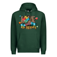 Sports Green Love needs no words Premium Hoodie - CowGirlArtShop
