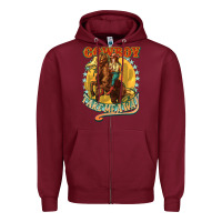 Burgundy Busy doing Cowgirl shit Zipper Hoodie - HowdyJamesFarm