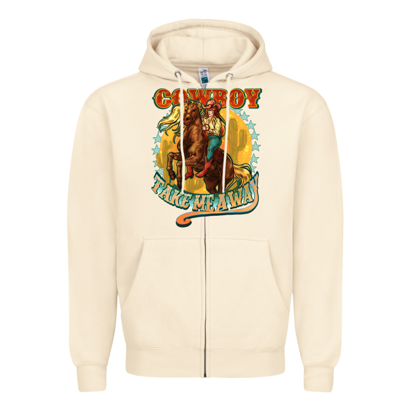 Busy Doing Cowgirl Shit Zipper Hoodie by HowdyJamesFarm | Teevron