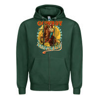 Sports Green Busy doing Cowgirl shit Zipper Hoodie - HowdyJamesFarm