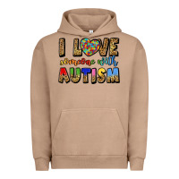 Pigment Burro i love someone with autism Urban Hoodie - LillyAllenDesigns