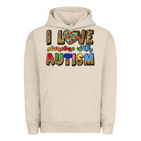 Pigment French Oak i love someone with autism Urban Hoodie - LillyAllenDesigns
