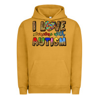Pigment Peanut Butter i love someone with autism Urban Hoodie - LillyAllenDesigns
