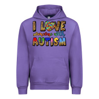 Tulip i love someone with autism Urban Hoodie - LillyAllenDesigns