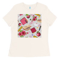 Bone back to school  seamless pattern Ladies Tee - BundleAndBundleShop
