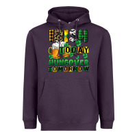 Plum Irish today hungover tomorrow Heavyweight Hoodie - CowGirlArtShop