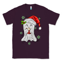 Plum merry christmas ghost Classic Tee - MaliasSmallBusiness