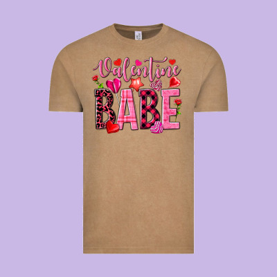 Valentine Babe Vintage Tee Designed By Nancycooperartshop