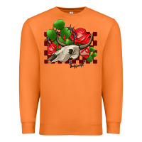 Carrot bullskull rose and cactus olivia Premium Sweatshirt - OliviaCreatesArt