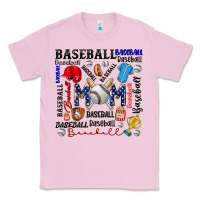 Bubblegum Pink baseball mom Classic Tee - CowhideDigitalArt
