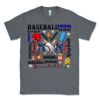 Charcoal Heather baseball mom Classic Tee - CowhideDigitalArt