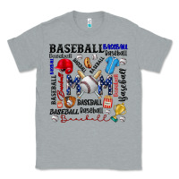 Heather Grey baseball mom Classic Tee - CowhideDigitalArt