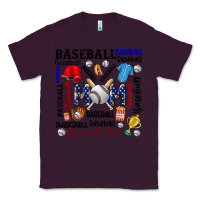 Plum baseball mom Classic Tee - CowhideDigitalArt