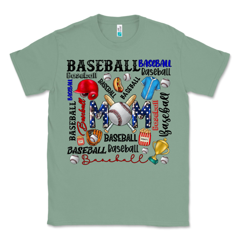 Baseball Mom Classic Tee by CowhideDigitalArt | Teevron