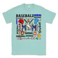 Seafoam baseball mom Classic Tee - CowhideDigitalArt
