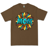 Cacao sunflower mom leopard Premium Tee - Artiststas