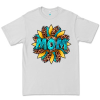 Dove Grey sunflower mom leopard Premium Tee - Artiststas