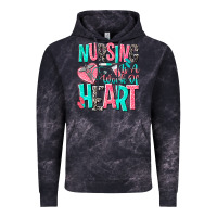 Cloud Black nursing is a work of heart Vintage Hoodie - NancyCooperArtShop