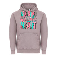 Vintage Zinc nursing is a work of heart Vintage Hoodie - NancyCooperArtShop