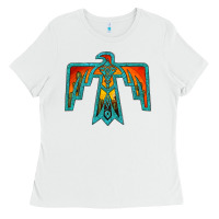 White thunderbird Ladies Tee - JahusDesignShop