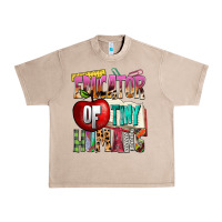 French Oak educator of tiny humans Urban Heavy Tee - NancyCooperArtShop