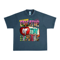 Midnight Navy educator of tiny humans Urban Heavy Tee - NancyCooperArtShop