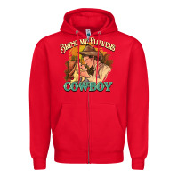 Red Bring me flowers cowboy Zipper Hoodie - HowdyJamesFarm