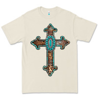 Bone turquoise cross Premium Tee - AdoDesignShop