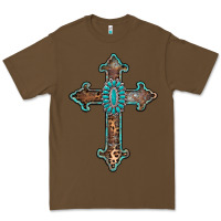 Cacao turquoise cross Premium Tee - AdoDesignShop