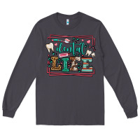 Smoke Dental life leopard frame Long Sleeve Tee - LillyAllenDesigns