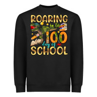 Black roaring in to 100 day of school Heavyweight Sweatshirt - Artiststas