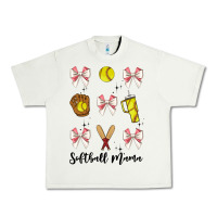 Pistachio softball coquette bow Urban Heavy Tee - JahusDesignShop